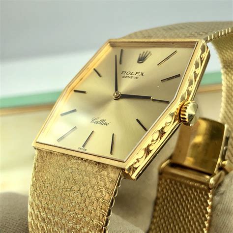 rolex cellini gold 1970|Rolex cellini ladies 18k gold.